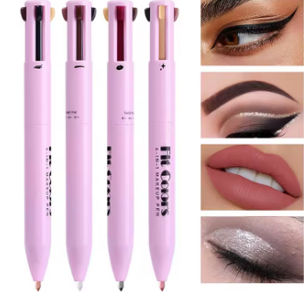 4-in-1 Makeup Pen: Eyeliner, Brow Pencil, Lipliner & Highlighter